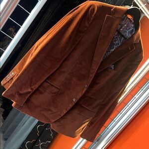 Penny Bronze Luxe: Tallia Orange Microfiber Tailored Sport Coat 🎩